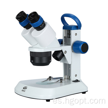 Microscopio binocular de microscopeto estereo WF10x/20 mm